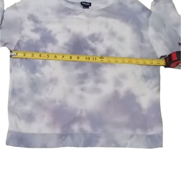 TIe-dye oversize long sleeve thermal top S - Picture 4 of 6
